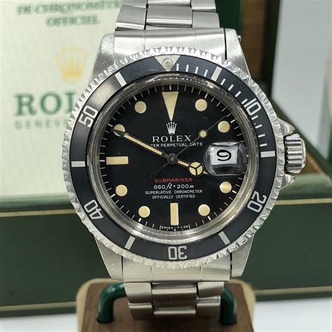 Rolex Submariner Date 1680 c. 1970 Box and Papers 